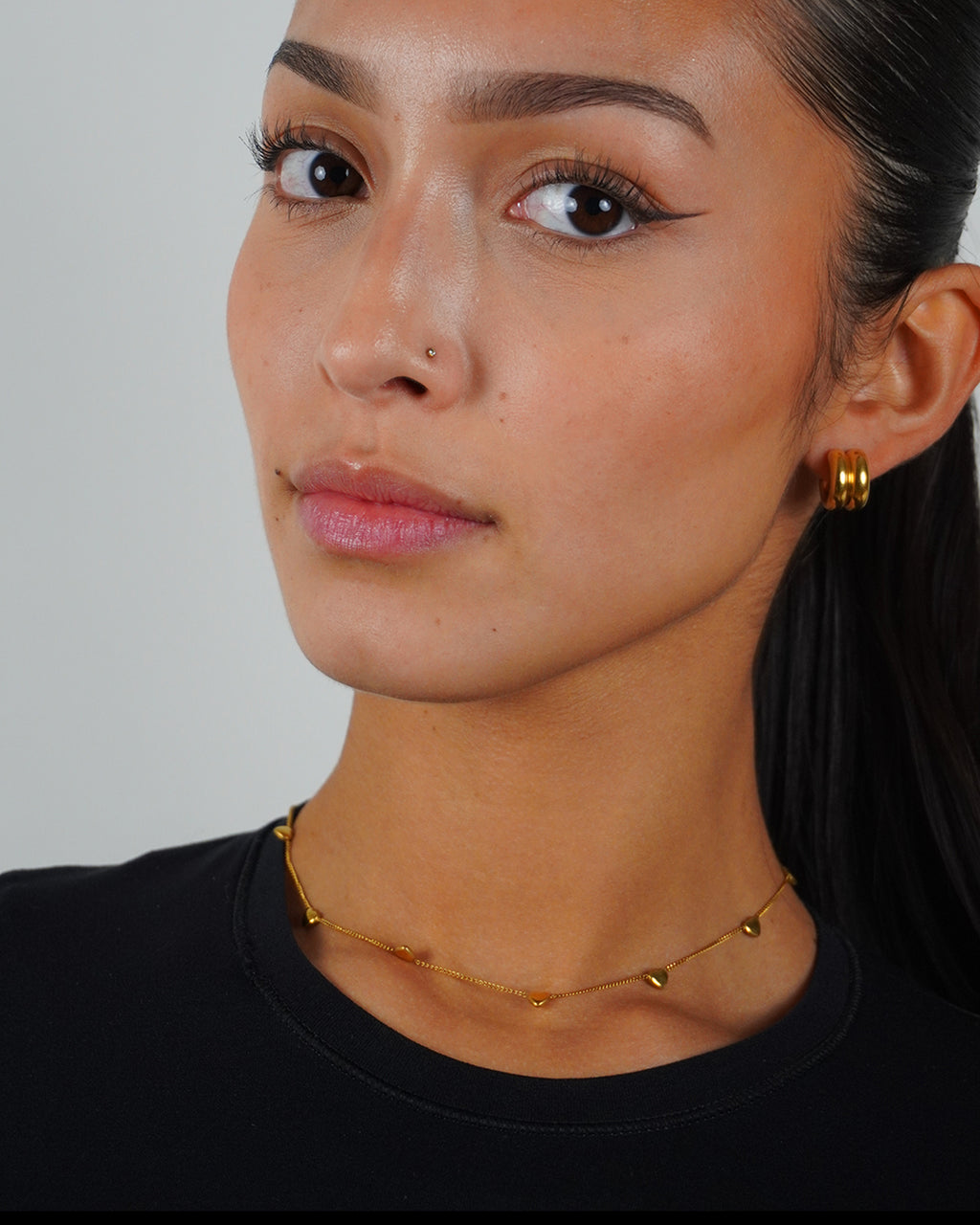 TEMPLA noble heart gold necklace