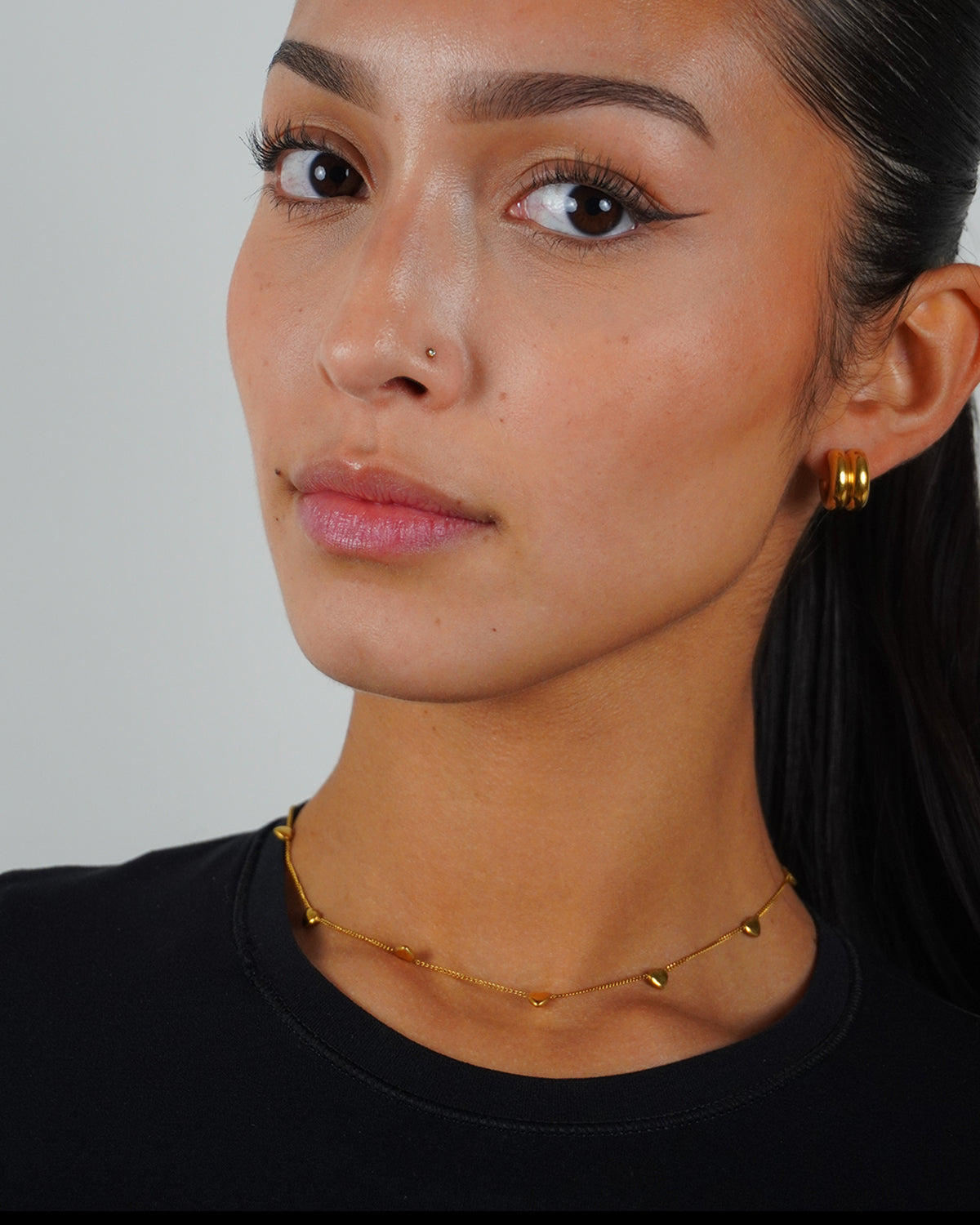 TEMPLA noble heart gold necklace