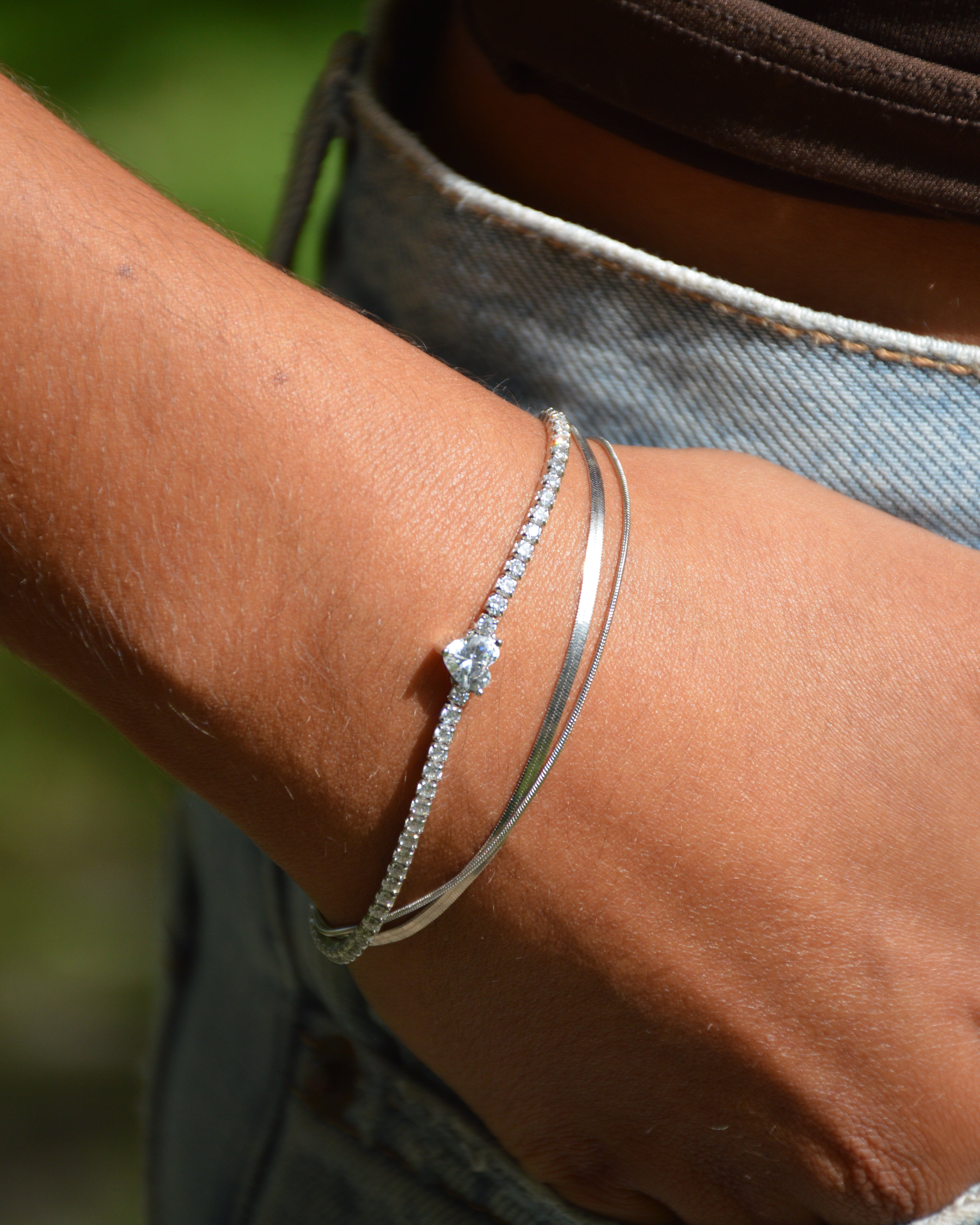 TEMPLA linea bruma silver bracelet