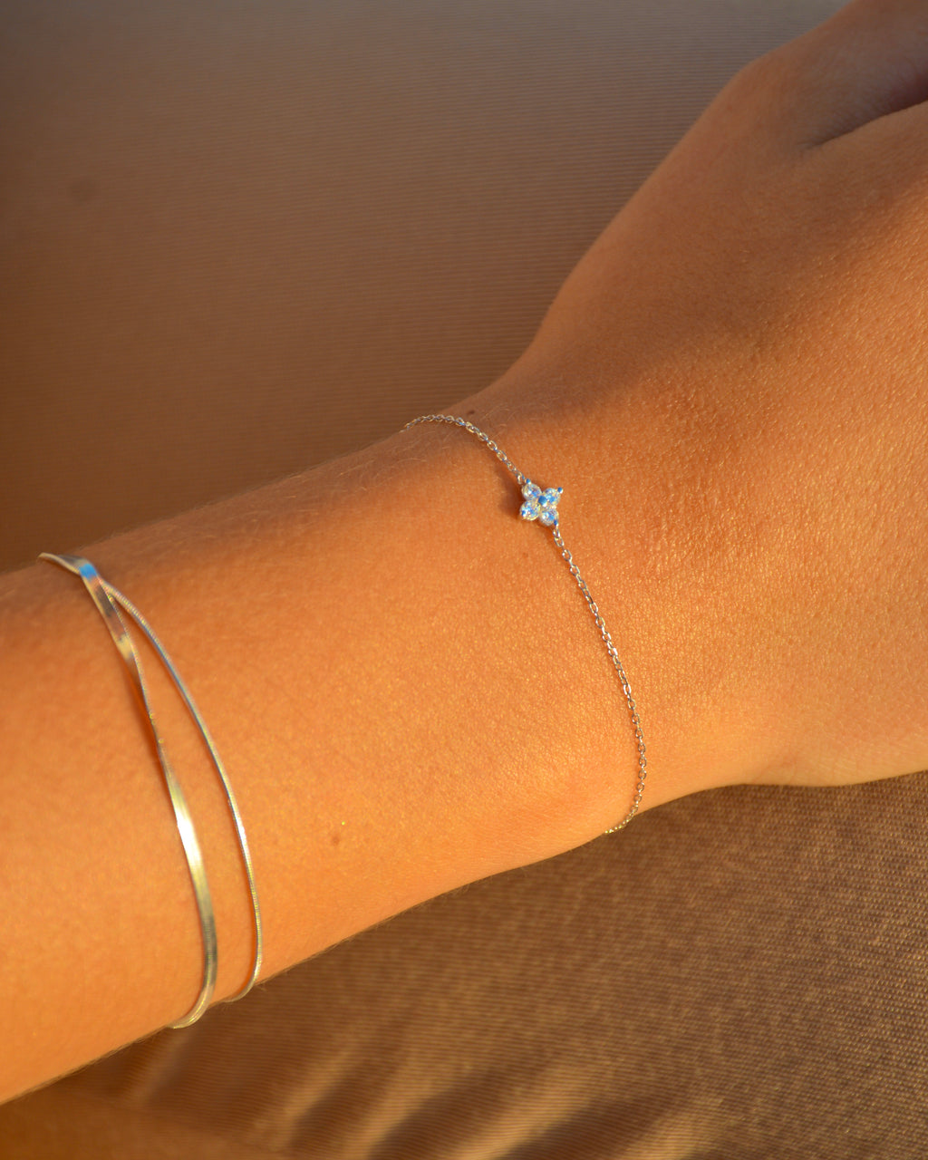 TEMPLA bloom silver bracelet
