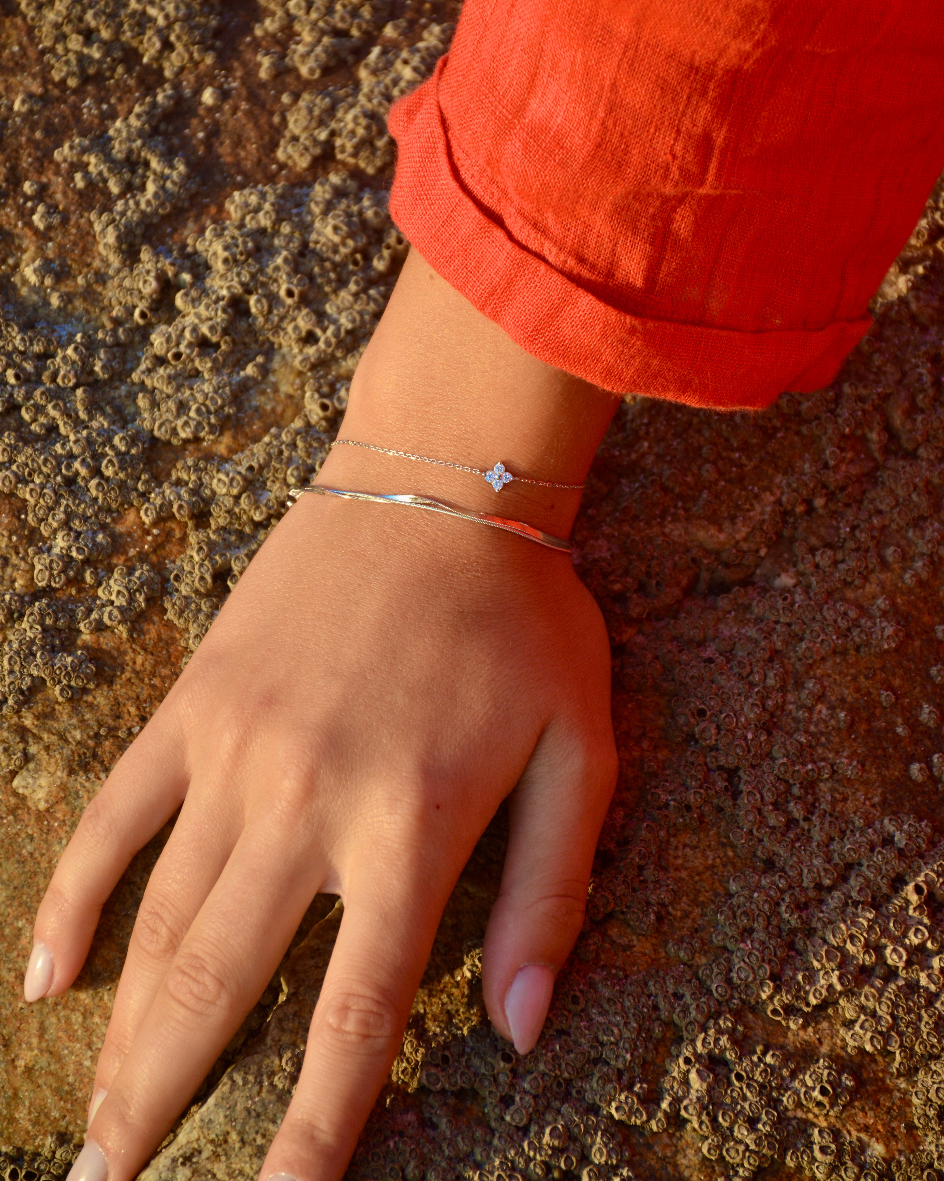 TEMPLA bloom silver bracelet