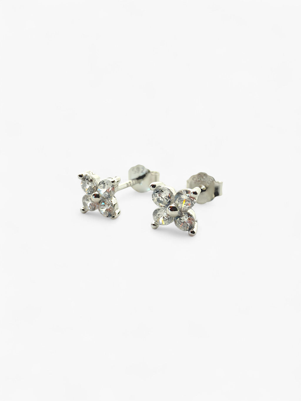 TEMPLA bloom silver earrings