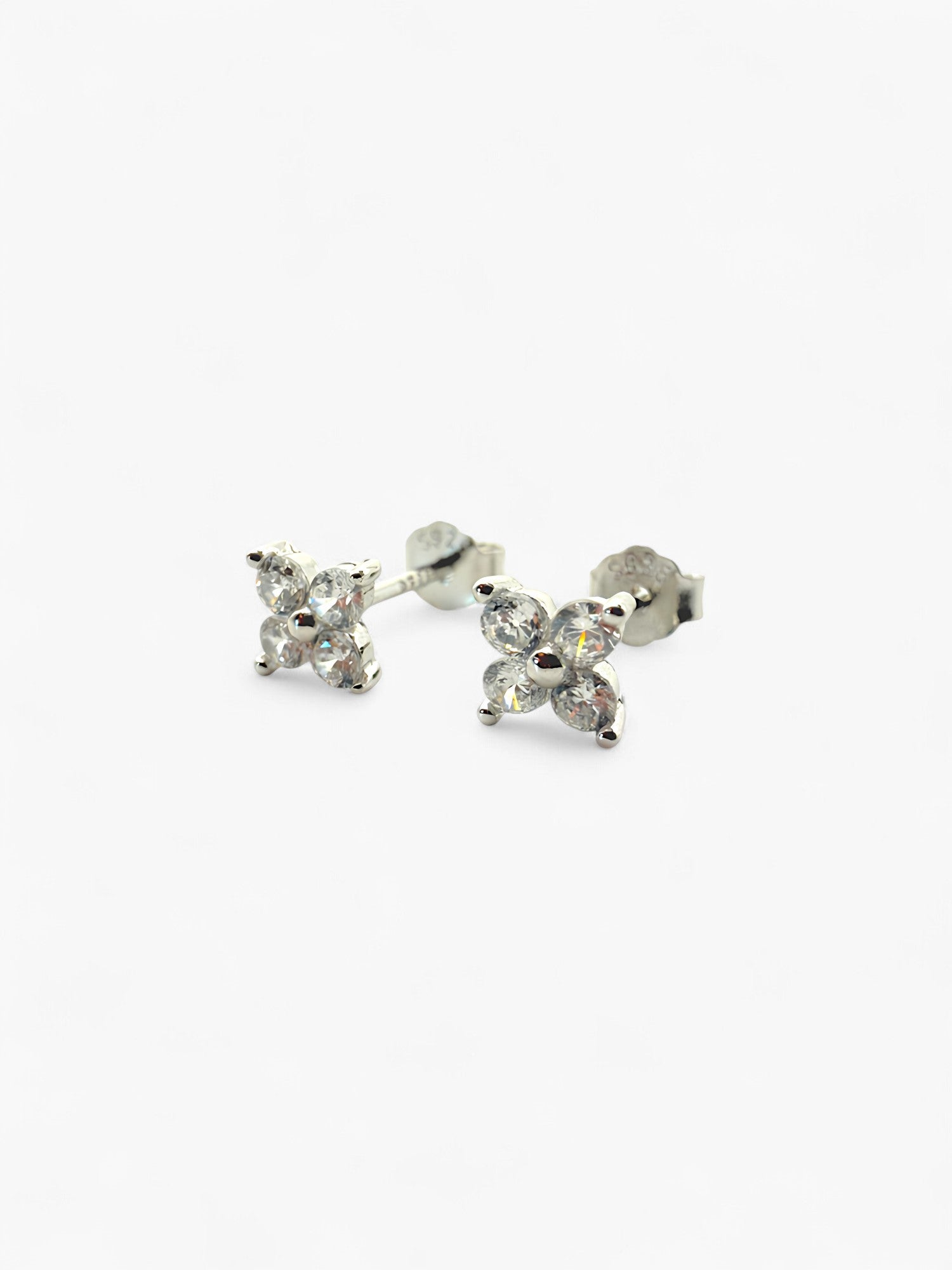 TEMPLA bloom silver earrings