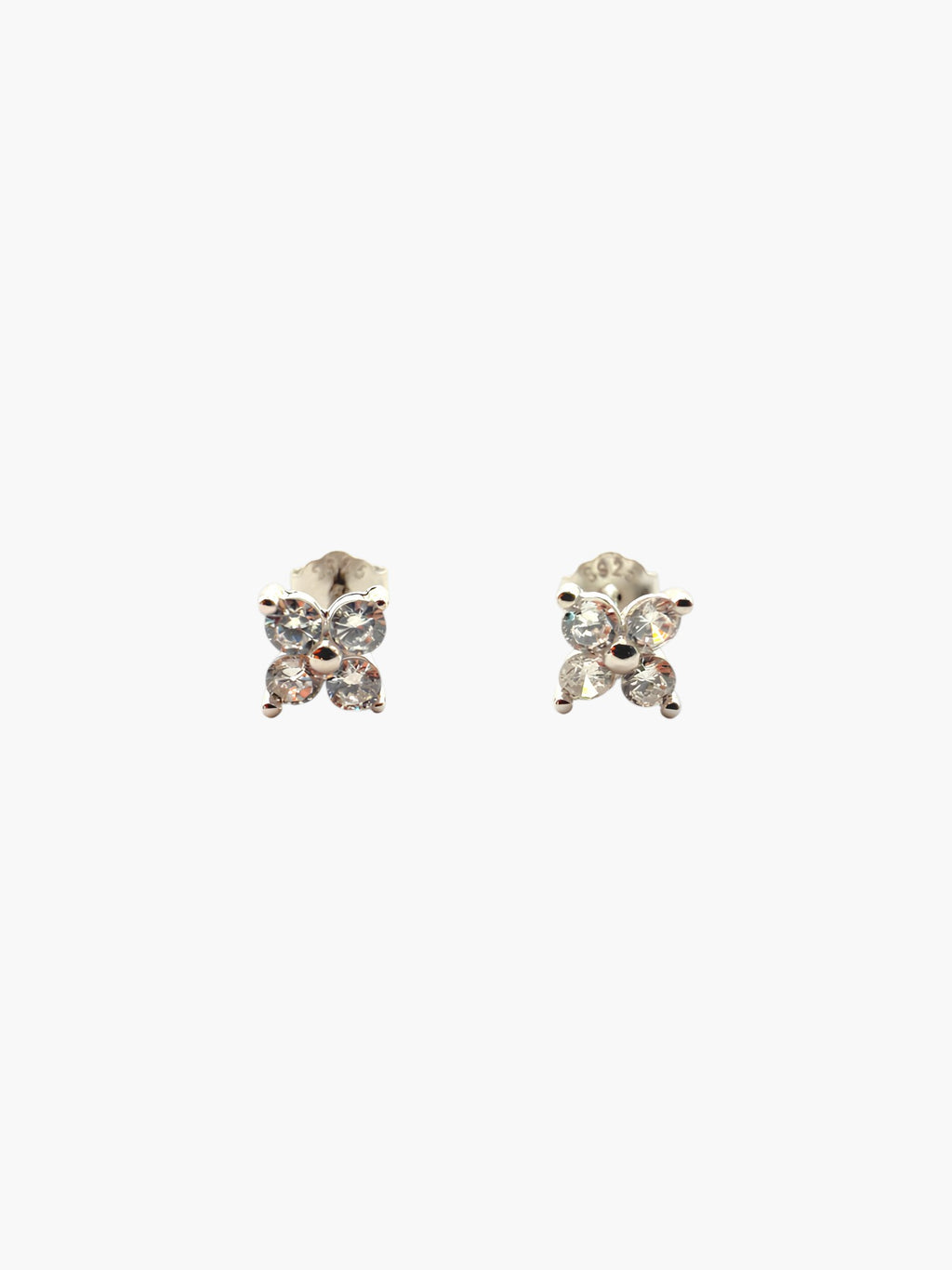 TEMPLA bloom silver earrings