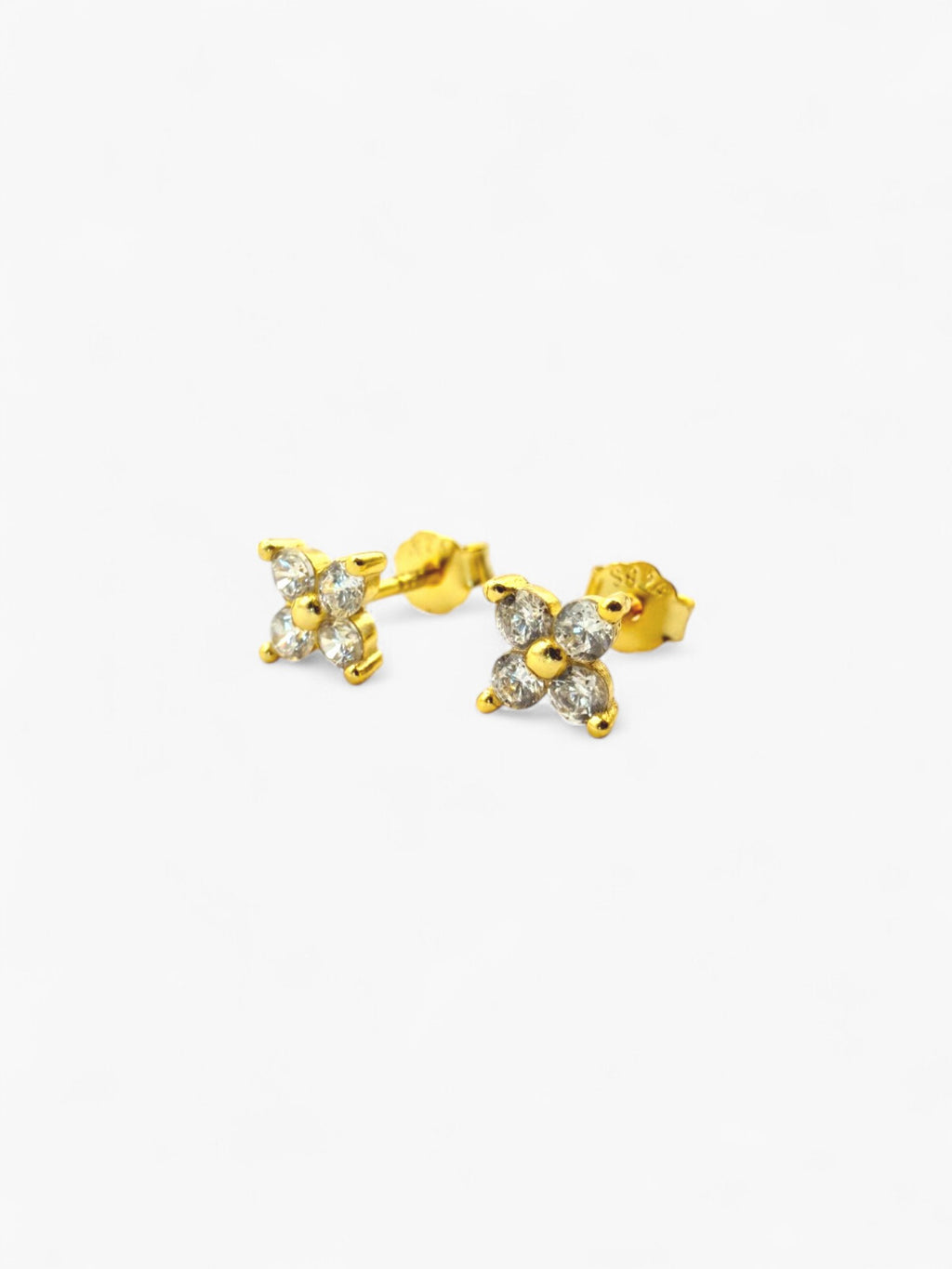 TEMPLA bloom gold earrings