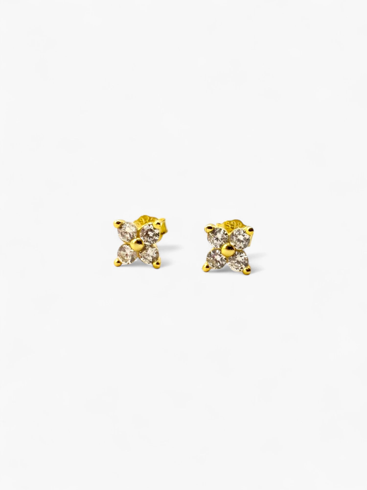 TEMPLA bloom gold earrings