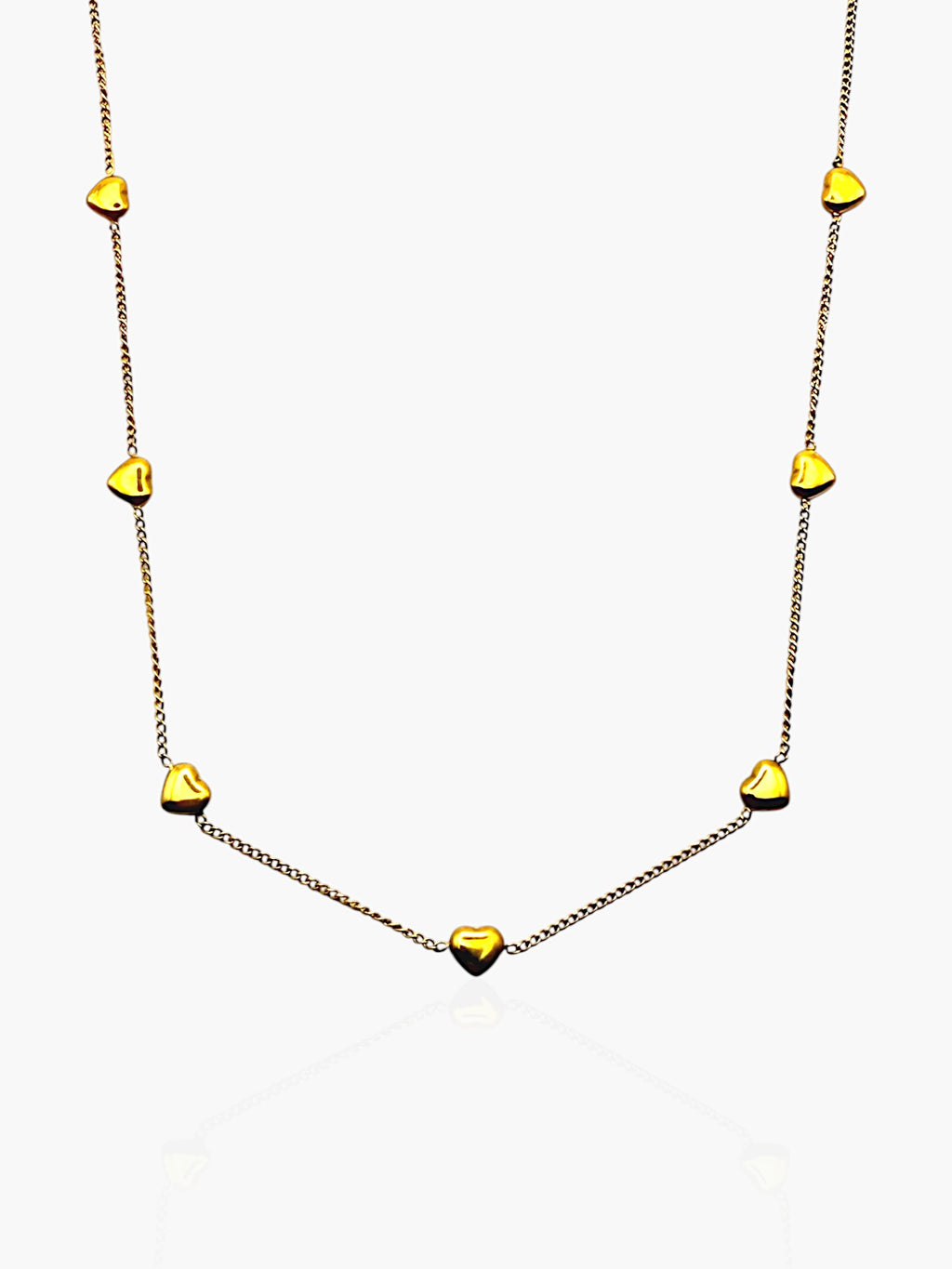 TEMPLA noble heart gold necklace