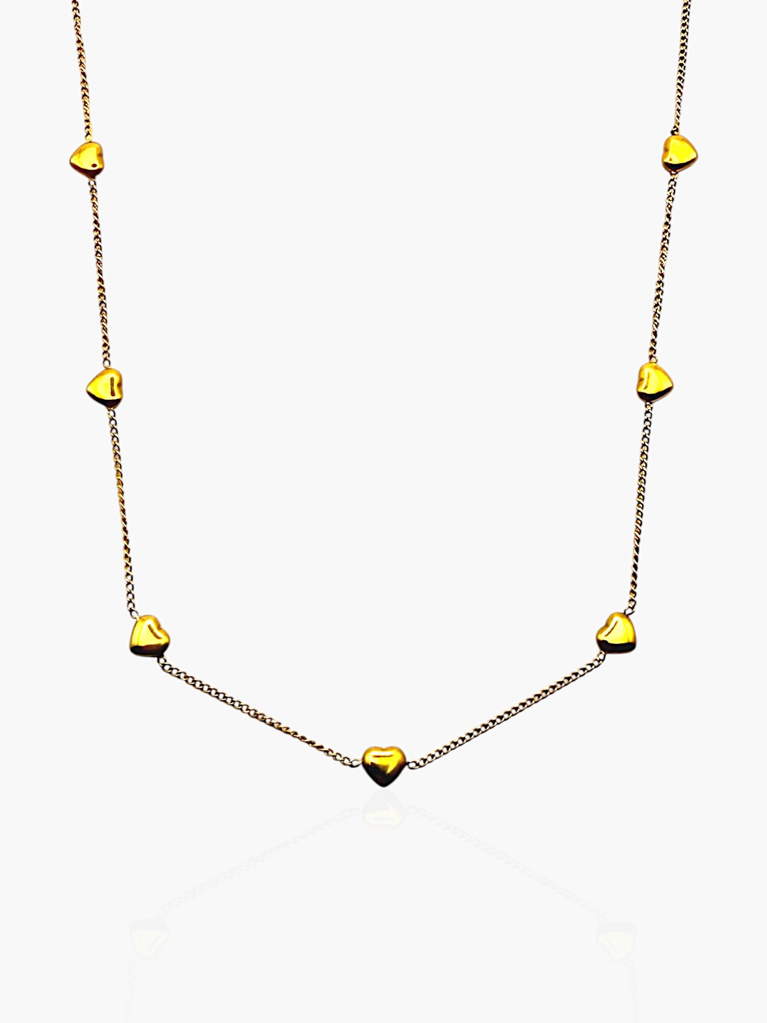 TEMPLA noble heart gold necklace