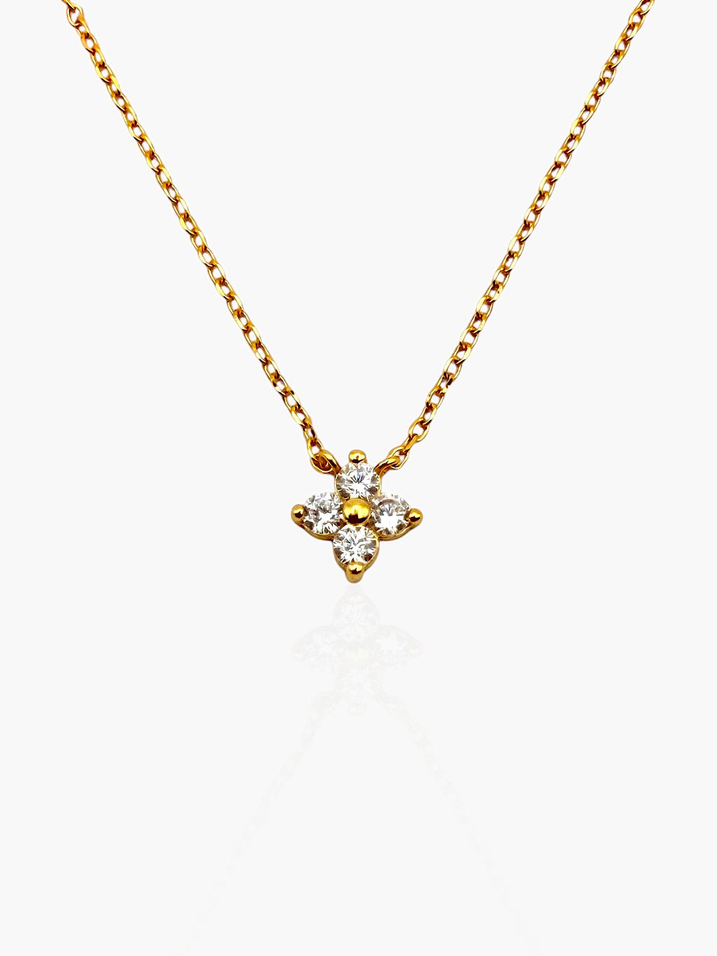 TEMPLA bloom gold necklace