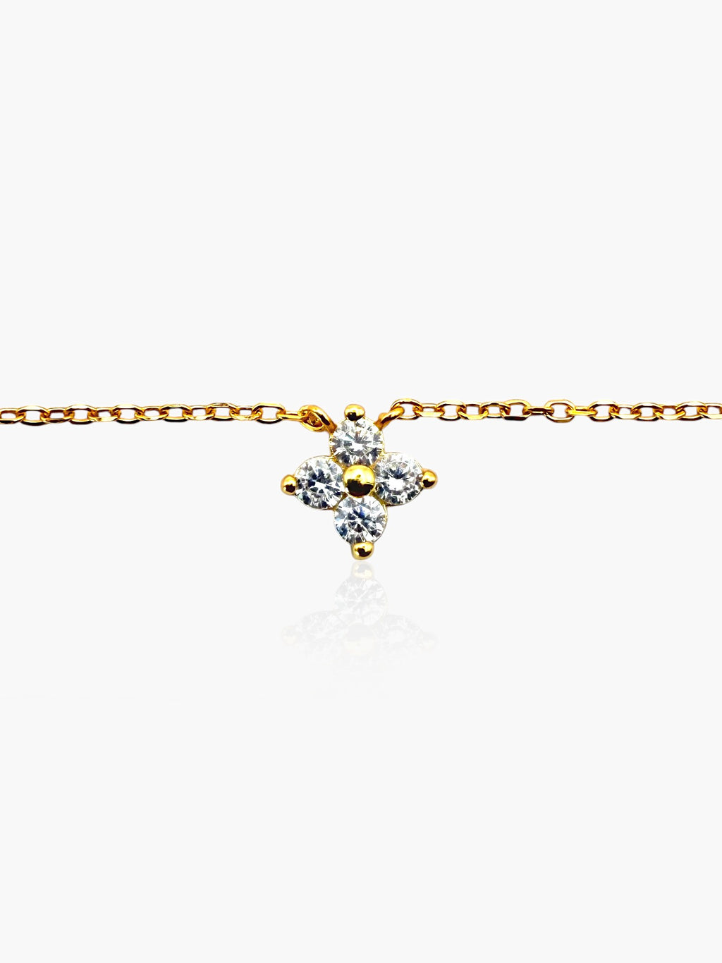 TEMPLA bloom gold necklace