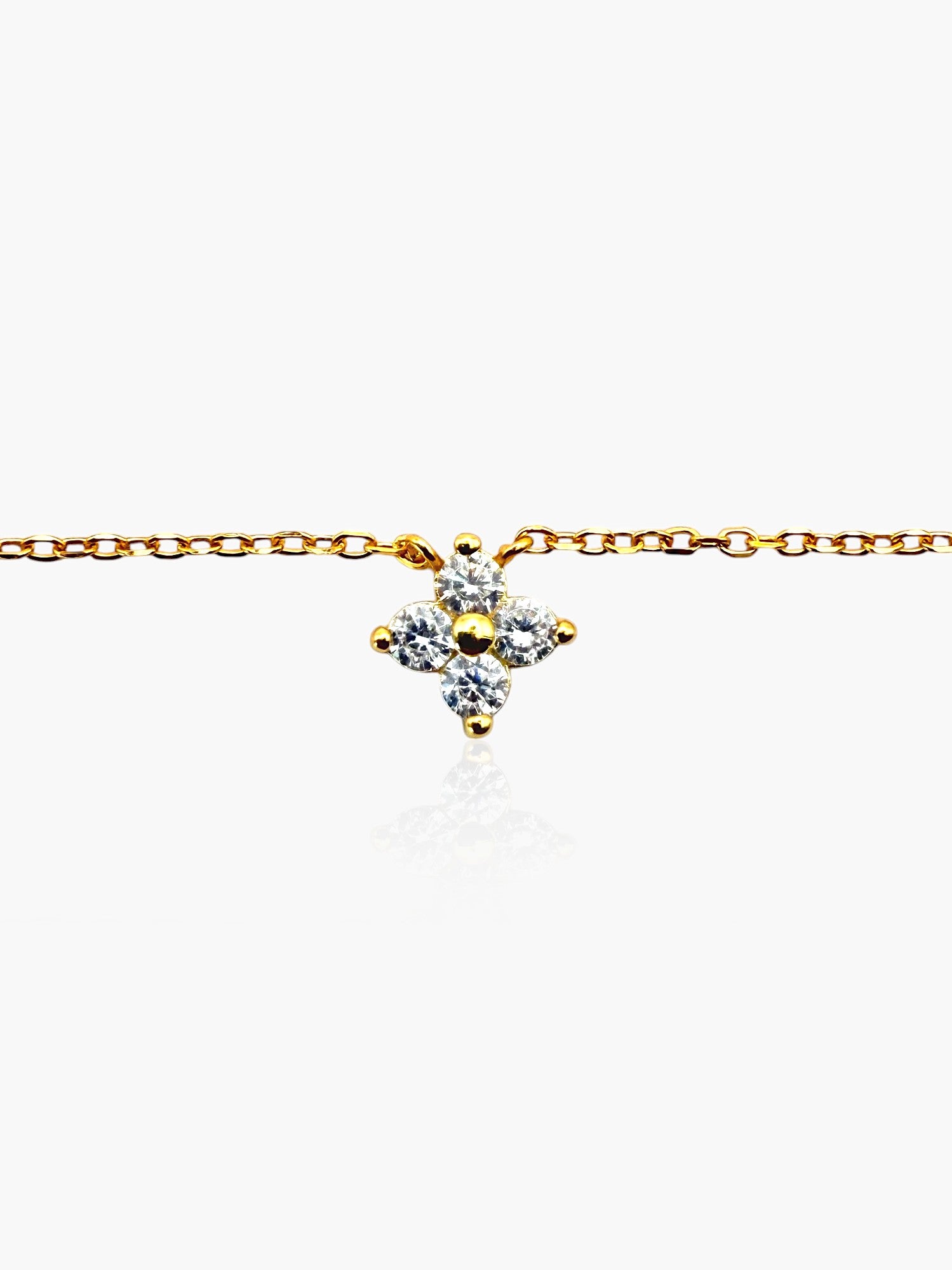 TEMPLA bloom gold necklace