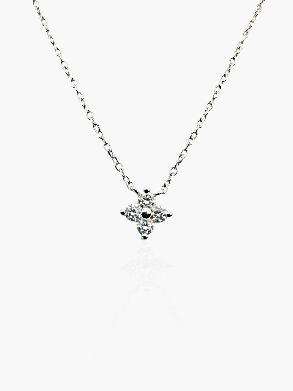 TEMPLA bloom silver necklace