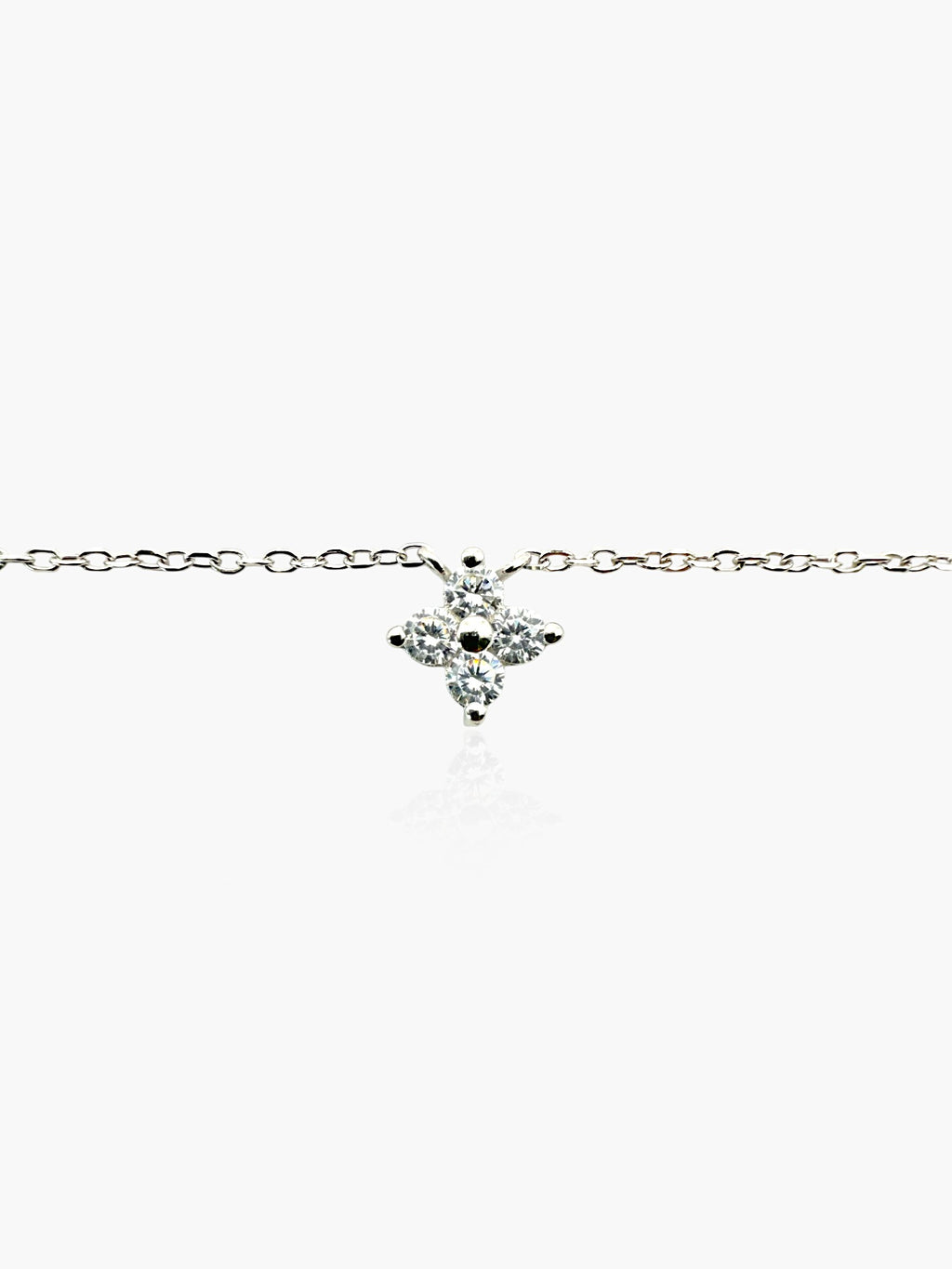 TEMPLA bloom silver necklace